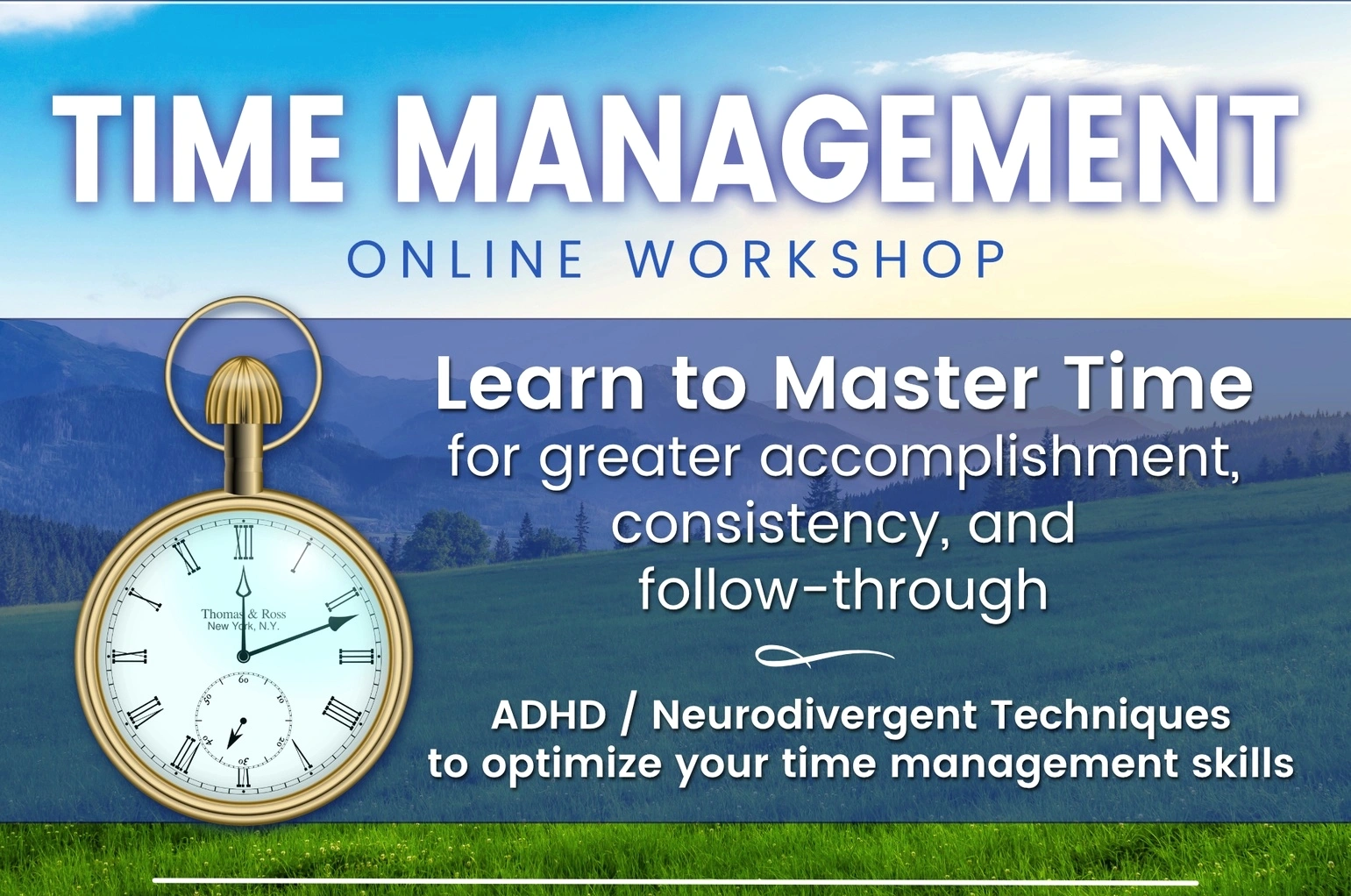 chronological management workshop